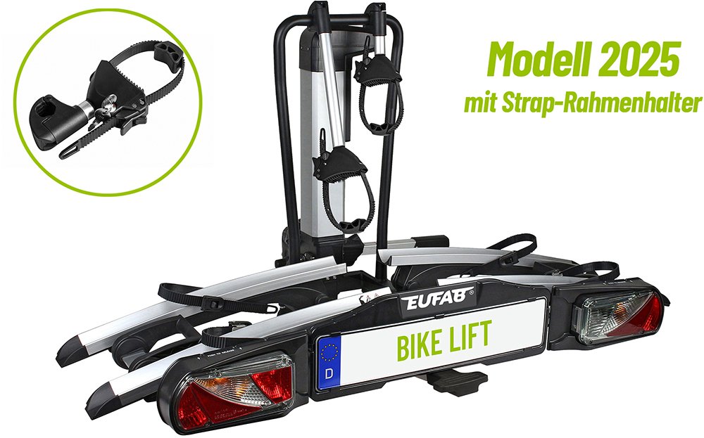 Eufab Bike Lift - elektrisch absenkbarer Fahrradträger – Bild 6