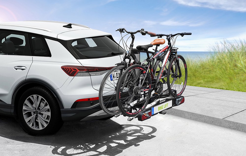 Eufab Bike Lift - elektrisch absenkbarer Fahrradträger – Bild 3