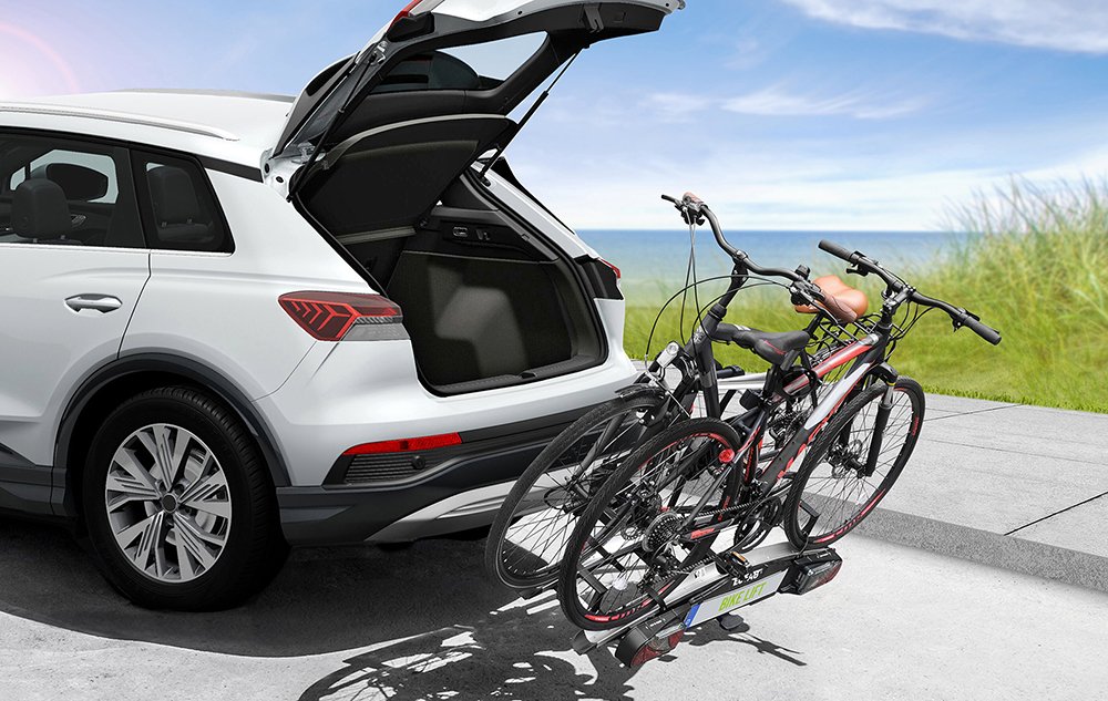 Eufab Bike Lift - elektrisch absenkbarer Fahrradträger – Bild 2