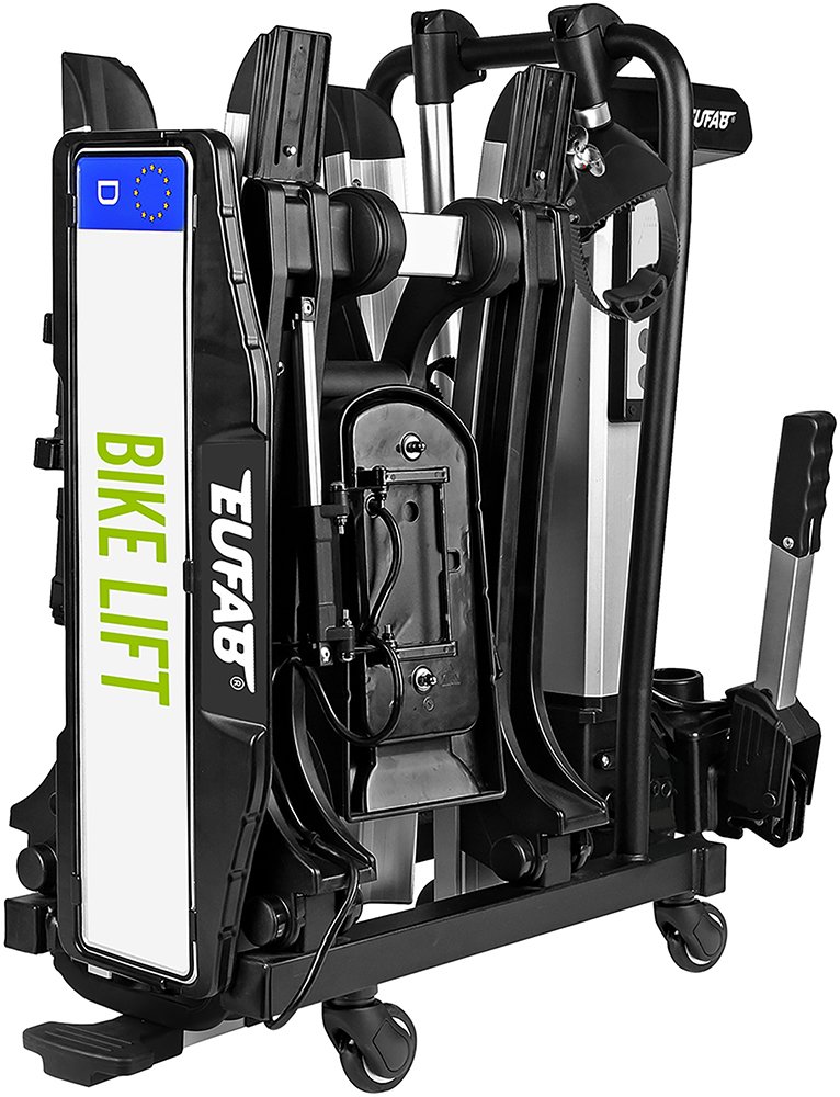 Eufab Bike Lift - elektrisch absenkbarer Fahrradträger – Bild 5